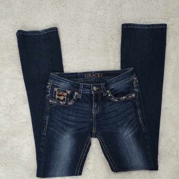 Grace Women's Blue Jeans - Picture 16 of 17